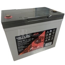 Batera 12 Voltios 75 Amperios HP12-75