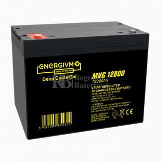 Batera 12 Voltios 80 Amperios Gel MVG 12800