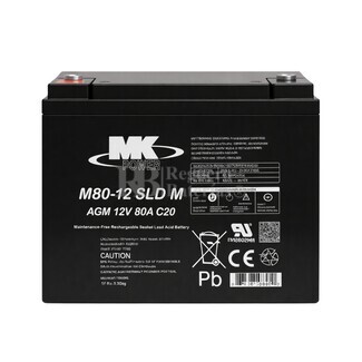 Bater�a MK M80-12 SLDM | 12 Voltios 80 Amperios