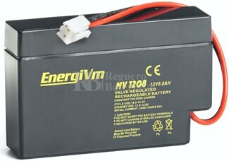 Batería 12 Voltios 800mAh Energivm MV1208