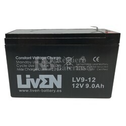 Batería 12 Voltios 9 Amperios Liven LV9.0-12