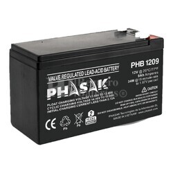 Batera 12 Voltios 9 Amperios Phasak PHB-1209