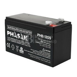 Batería Phasak 12 Voltios 9 Amperios PHB-1209