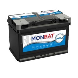 Batera Coche 12 Voltios 95 Amperios MONBAT Start-Stop AGM 95Ah
