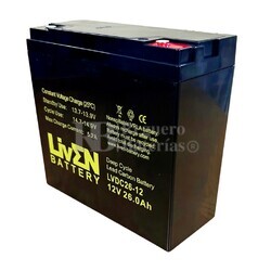 Batera 12V 26Ah Ciclo Profundo, Mxima potencia en sistemas de seguridad