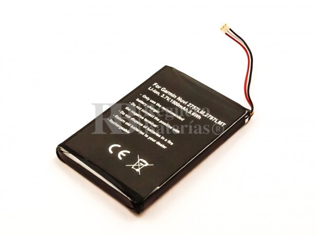 thumbnail image 2 of HQRP Replacement Battery For Garmin Nuvi 2450, 2455, 2460, 2475, 2495, 2495LT 2 of 6