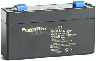 Batería 6 Voltios 1,2 Amperios MV612 Energivm