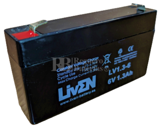 Batera 6 Voltios 1,3 Amperios LV1.3-6 Liven