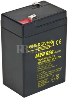 Batera 6 Voltios 5 Amperios Energivm MVH650