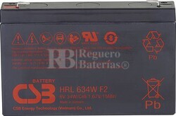 Batera 6 Voltios 9 Amperios Csb HRL634WF2