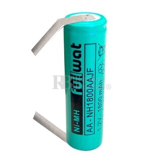 Batera AA 1.2 Voltios 1.800 mah con lengetas NH1800AAJF