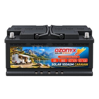 Bater�a Autocaravana 100 Amperios | 12V AGM Ozonyx OZX100AGM