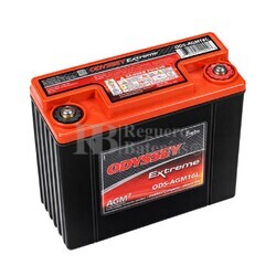 Bater�a arrancador PC680 EP16 | ODS-AGM16L 12 Voltios 16 Amperios Odyssey Enersys