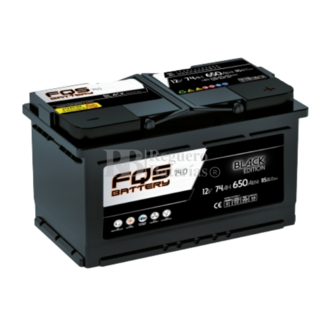 Batera Arranque 12 Voltios 74 Amperios FQS74.0 - Black Edition