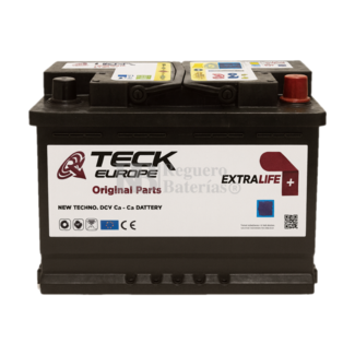 Batera arranque 12 Voltios 95 Amperios Teck Europe TEX9300  + Derecha