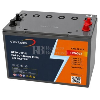 Bater�a Autocaravana 12V 123Ah Carbon Gel