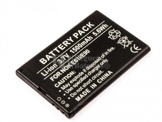 Batería BP-4L para teléfonos Nokia E61i, E90,