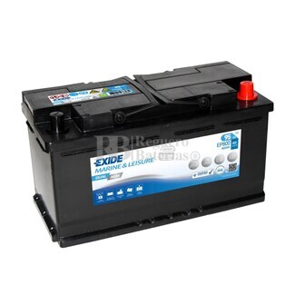 Bateria caravana arranque y servicio 12V 95Ah-850CCA Exide Dual EP800