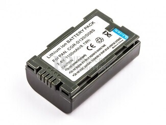 Batería CGR-D120 para Panasonic NV-MX5, NV-MX3EN, NV-MX3A, NV-MX350EG, NV-MX350A 