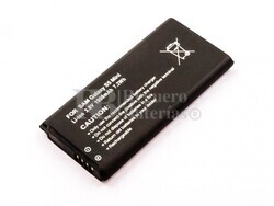 Batera para Galaxy S5 mini, para telefonos SAMSUNG, Li-ion, 3,8V, 1900mAh, 7,2Wh 