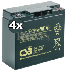 Batería CSB EVX12200 12V 20A Caja 4Ud