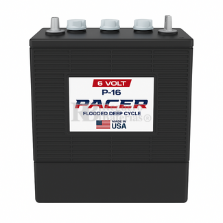 Batera 6 Voltios 370 Amperios Trojan Pacer L16 P-16 Ciclo Profundo