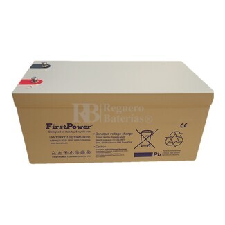 Batera de Gel 12 Voltios 300 Amperios LFP12300D First Power