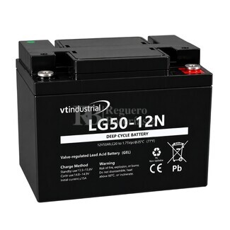 Bateria de Gel LG50-12 12 Voltios 50 Amperios VT