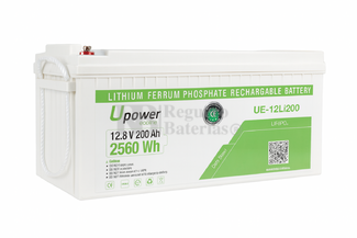 Batera de litio 12,8 V 200 Ah UPower UE-12Li200