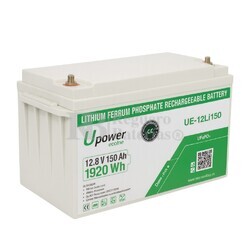 Batera de litio 12 Voltios 150 Amperios UPower UE-12Li150
