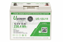Bateria de litio 12,8V 18 Ah UE-12Li18