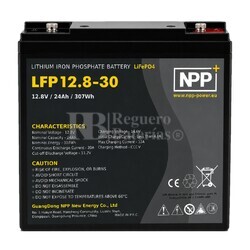 Bater�a de Litio 12 Voltios 30 Amperios |  LiFePO4 NPP LFP12.8-30