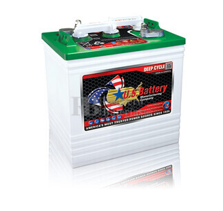 Bateria de traccin 6 voltios 242 Amperios C20 US Battery US125XC2 260x181x286 mm 
