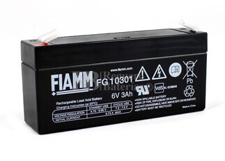Batera  6 Voltios 3 Amperios Fiamm FG10301