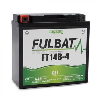 Batería Moto FulBat FT14B-4 Gel Sellada