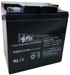 Batería GEL 12 Voltios 24 Amperios Premium Battery PBCG12-24 