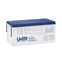 Bater�a Gel 12 Voltios 260 Amperios LIVEN LVG260-12 