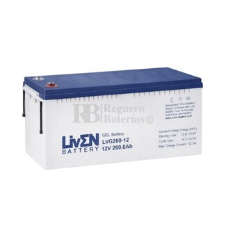 Bater�a Gel 12 Voltios 260 Amperios LIVEN LVG260-12 