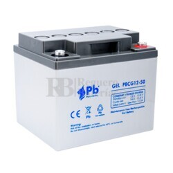 Batería Gel 12 Voltios 50 Amperios PBCG12-50