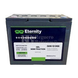 Batera Gel 12 Voltios 80 Amperios Eternity G06-12-066