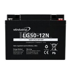 Bater�a GEL 12V 50Ah para Alarmas y Emergencias