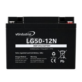 Bater�a GEL 12V 50Ah para Alarmas y Emergencias