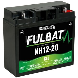 Batera Gel Moto 12 Voltios 21.1 Amperios FulBat NH12-20