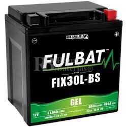 Batería Gel Moto 12 Voltios 31.6 Amperios FulBat FIX30L-BSG
