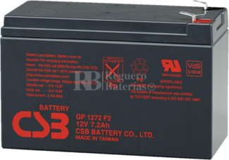 Batera Gra Elevadora 12 Voltios 7,2 Amperios GP1272