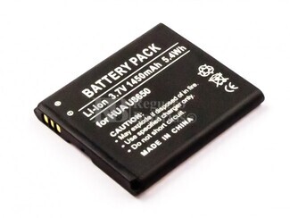 Batera Huawei U8650, Li-ion, 3,7V, 1450mAh, 5,4Wh