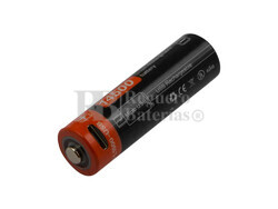 Batería Litio 1.5V 1600mAh AA recargable Micro-Usb
