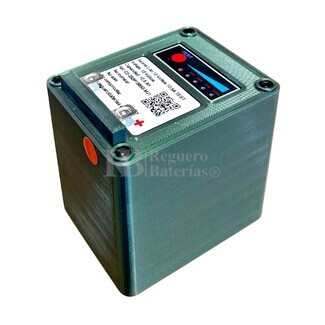 Batera Litio 12 Voltios 10,5 Amperios indicador carga 3S3P-18650