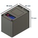 Batera Litio 12 Voltios 11,6 Amperios indicador carga 3S4P Eve18650-29V Test  