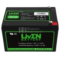 Bater�a Litio 12 Voltios 12 Amperios LiFePO4 RBIF12-12